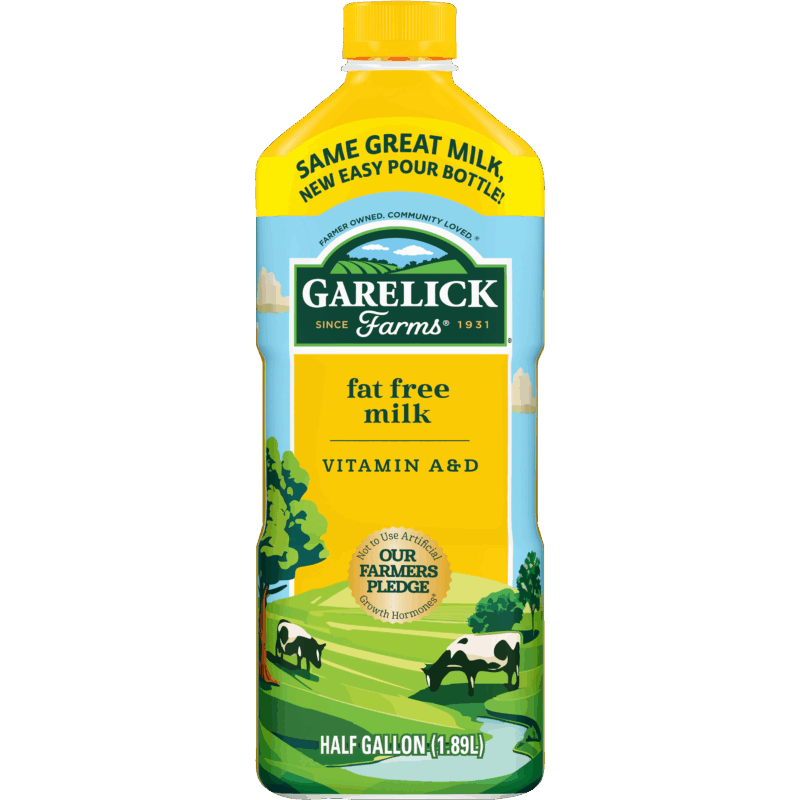 Fat-Free Milk Plastic Half Gallon