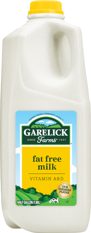 Fat-Free Milk Plastic Half Gallon